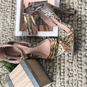 Aldo Snake Skin inspired heel!